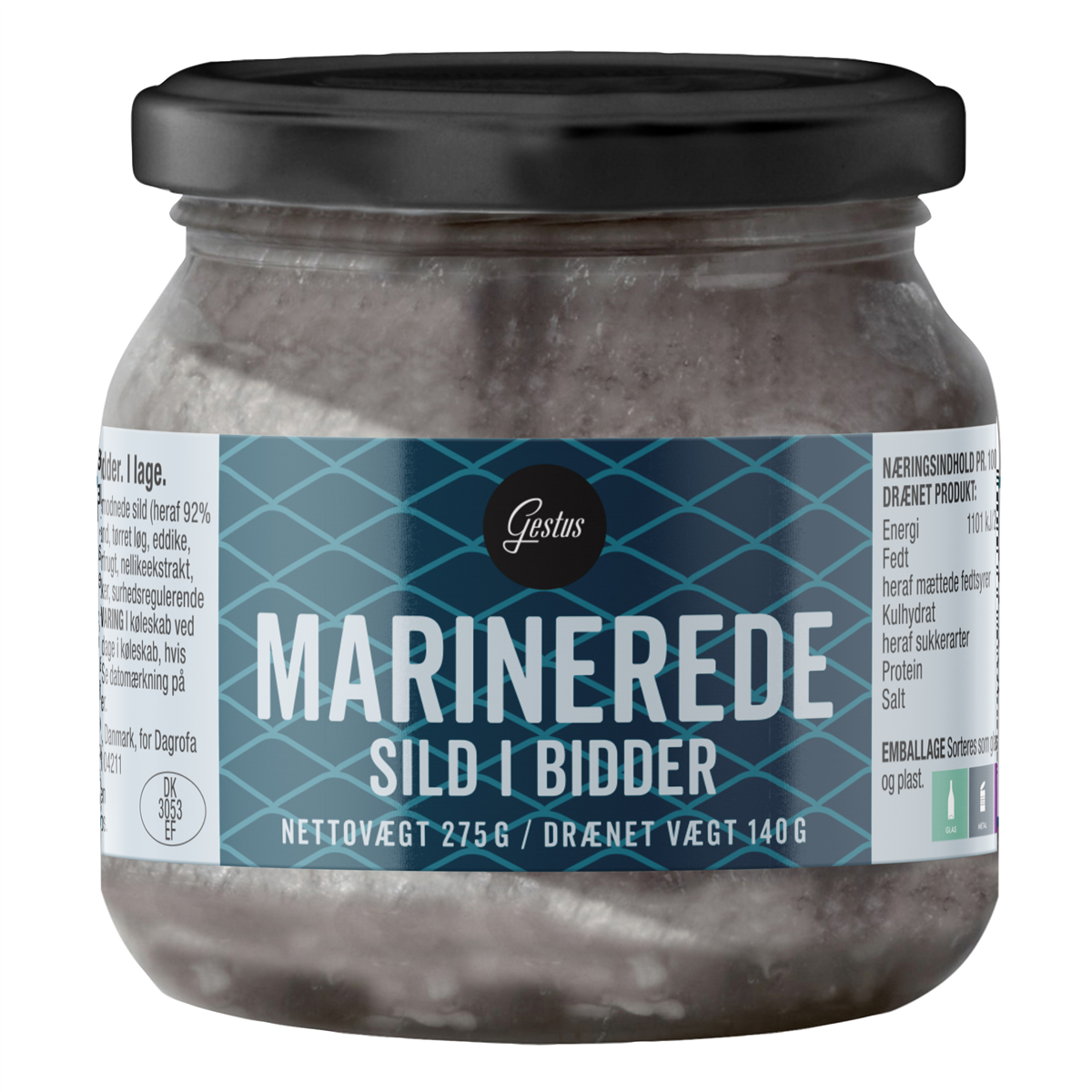 Gestus Marinerede sild i bidder 275 g