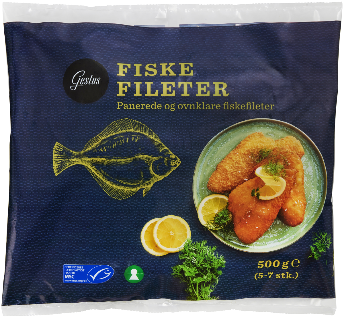 Gestus Fiskefilet Ovnklar