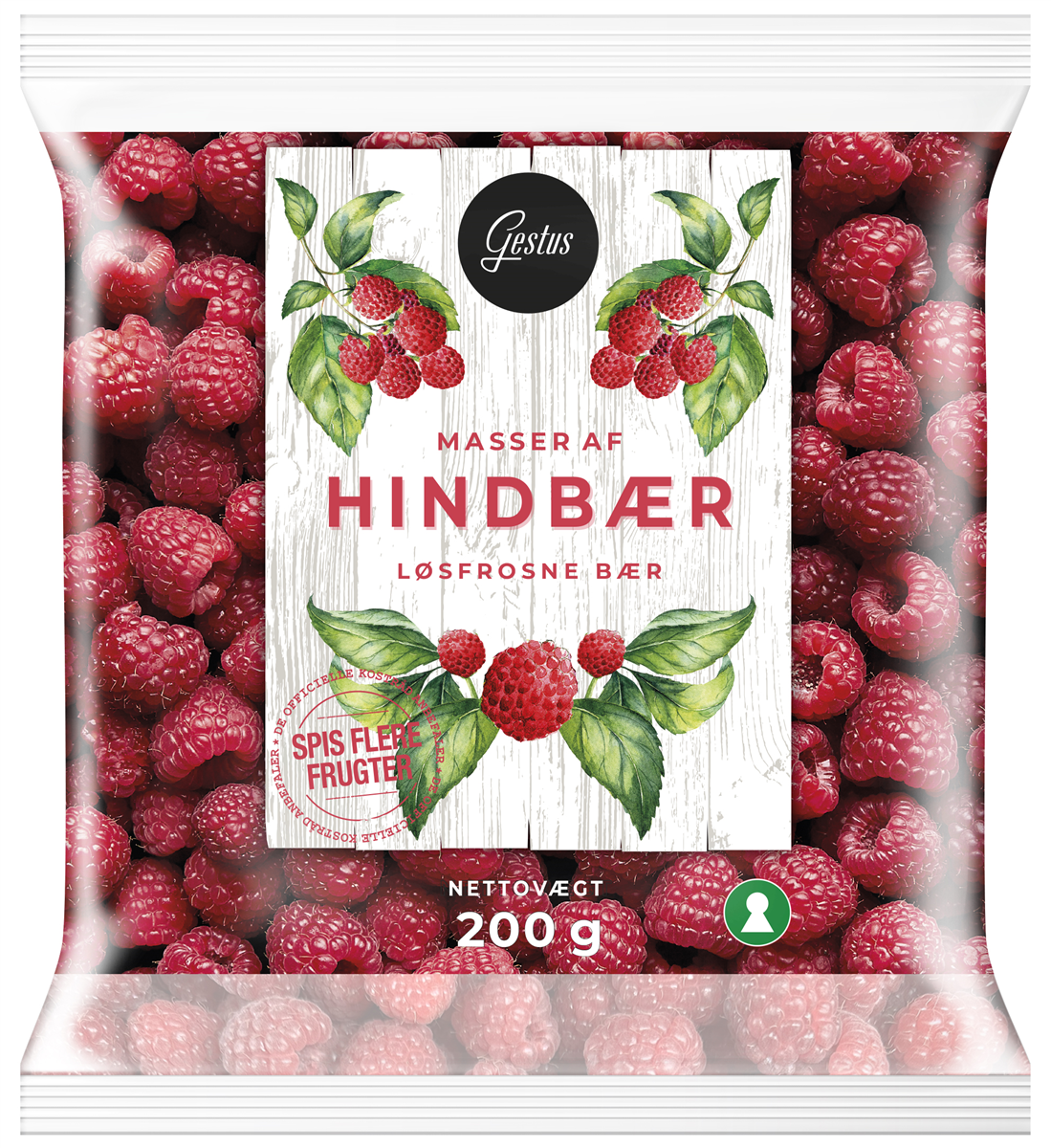Gestus Hindbær 200 g