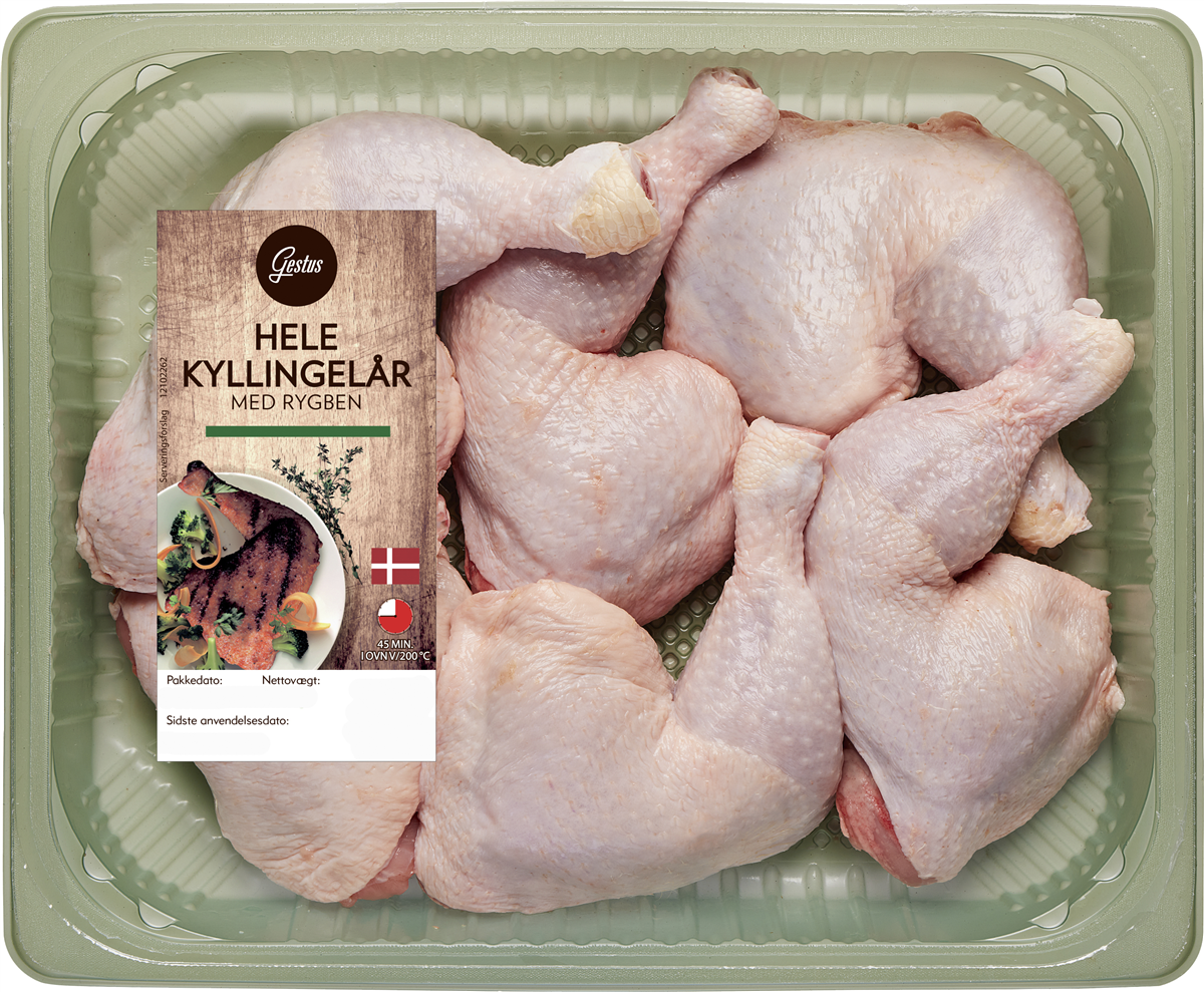 Kylling Hele Lår M/Ryg Gestus