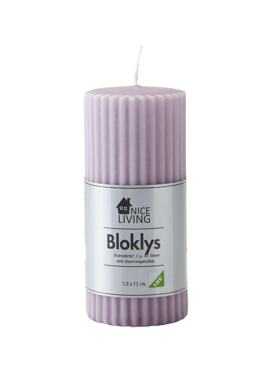 Nl rille bloklys 5,8 x 13 cm 1 stk.