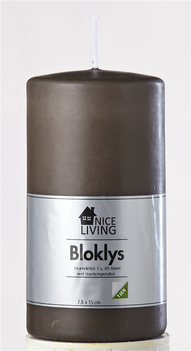 Nl bloklys 7,8 x 15 mørk kit 1 stk.
