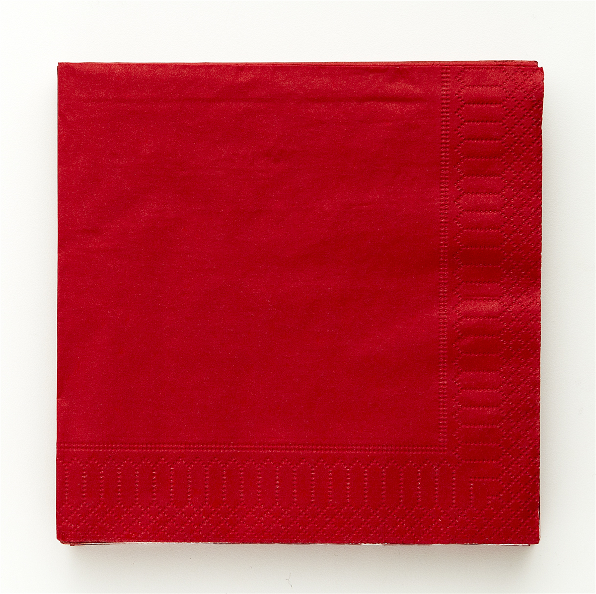 Nl serviet 33 x 33 rød