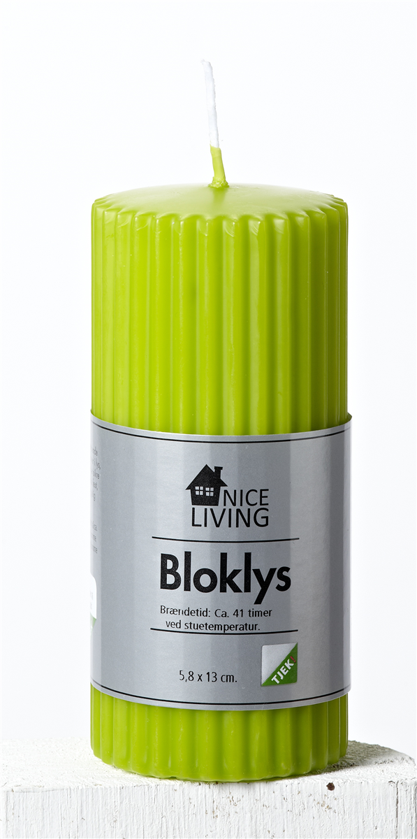 NL rille bloklys 5,8 x 13 cm 1 stk.