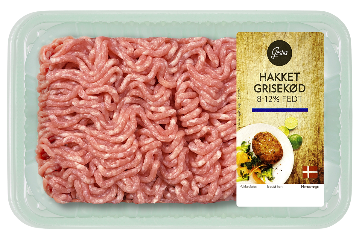 Hakket Svinekød 8-12%