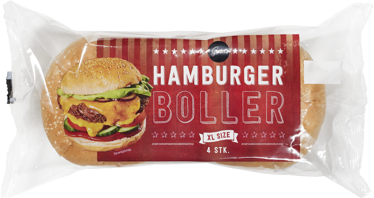 Gestus Burgerboller XL Lys
