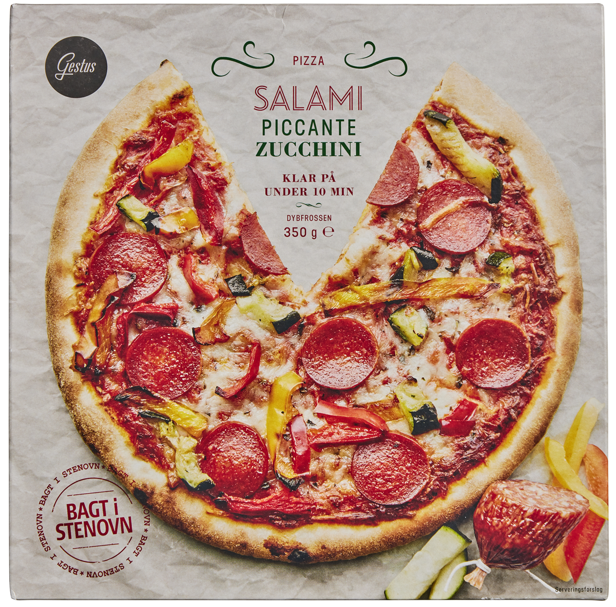 Gestus pizza salami 350 g