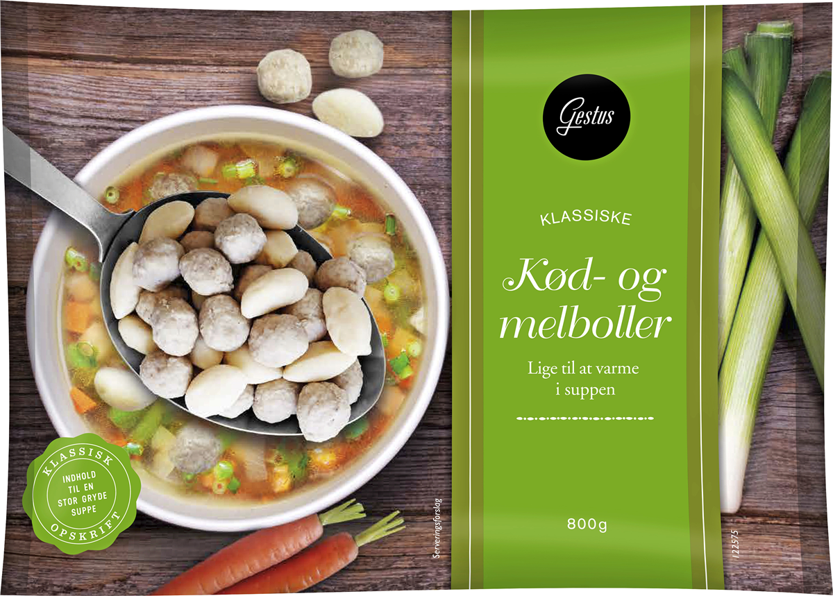Gestus kød- og melboller 400 g
