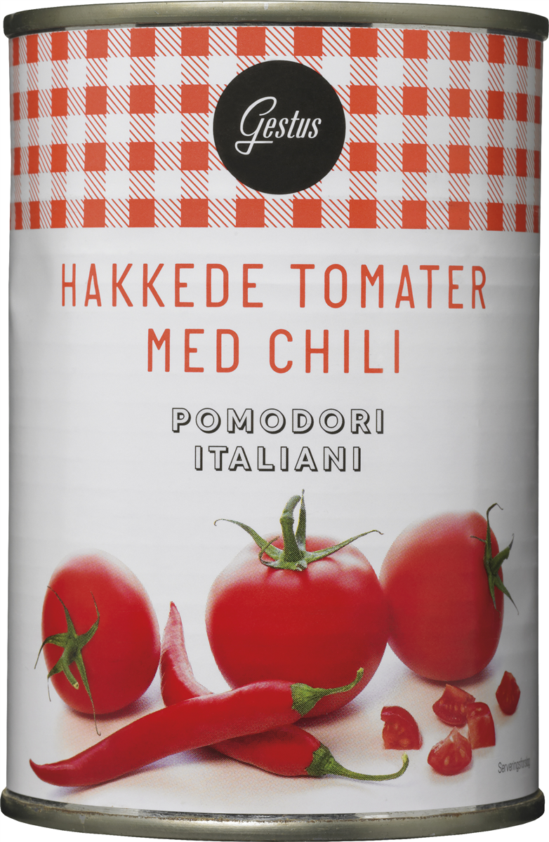 Gestus tomater m/chili 400 g