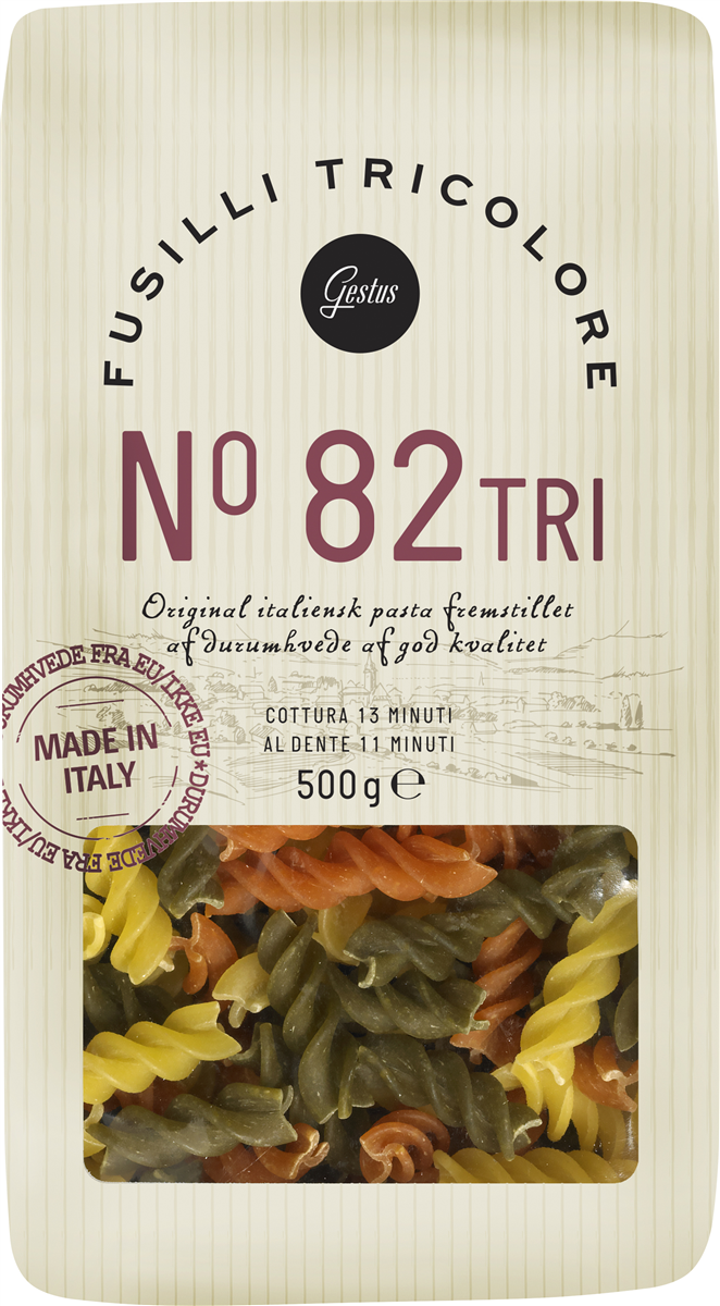 Gestus Fusilli 3-Farvet