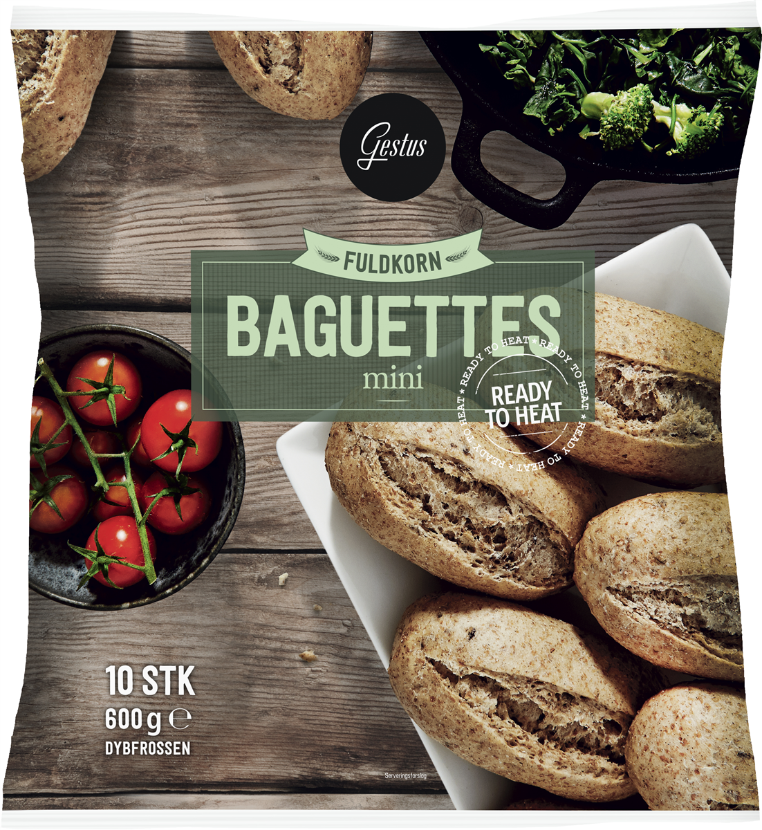 Gestus Mini Flutes Fuldkorn 600 g