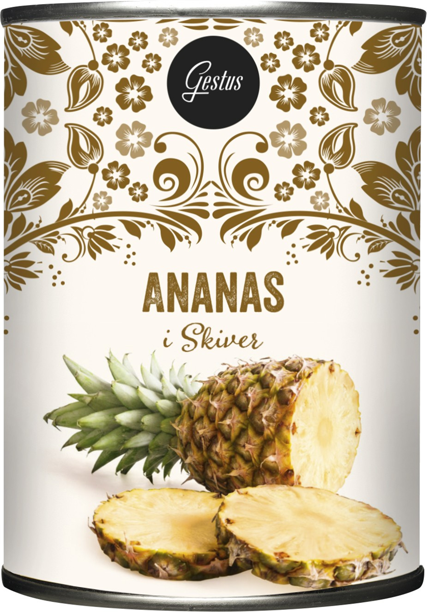 Gestus Ananas i skiver