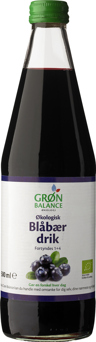 Øgo GB blåbærdrik økologisk 500 ml