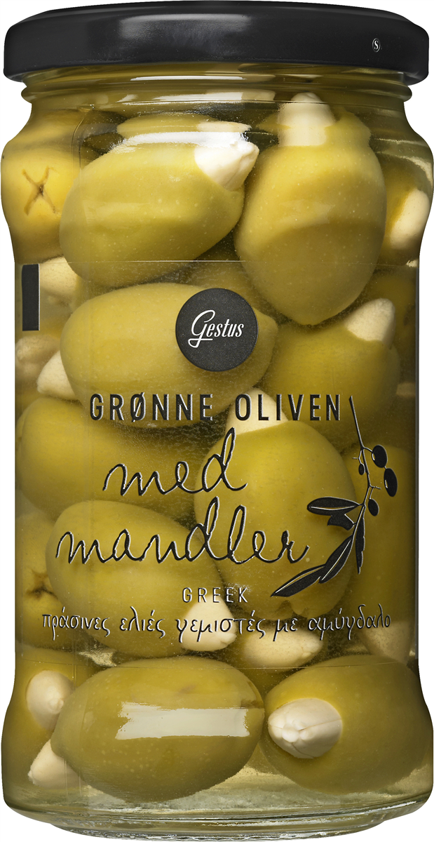 Gestus oliven m/mandler 300 g