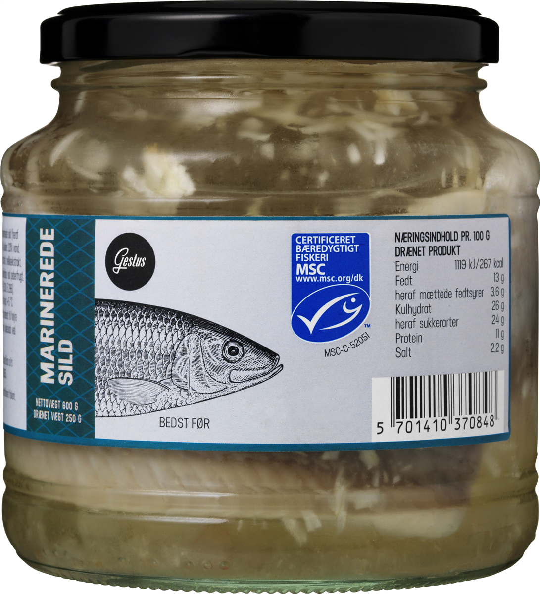 Gestus marinerede sild 200 g