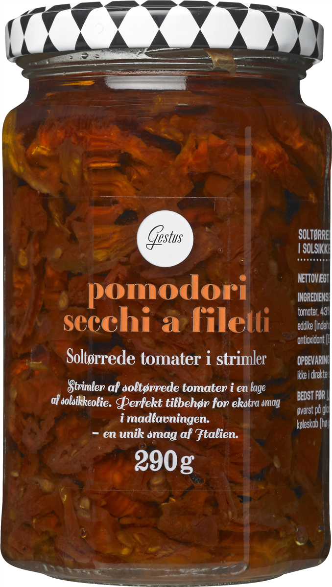 Gestus Solt Tomatstrimler Olie