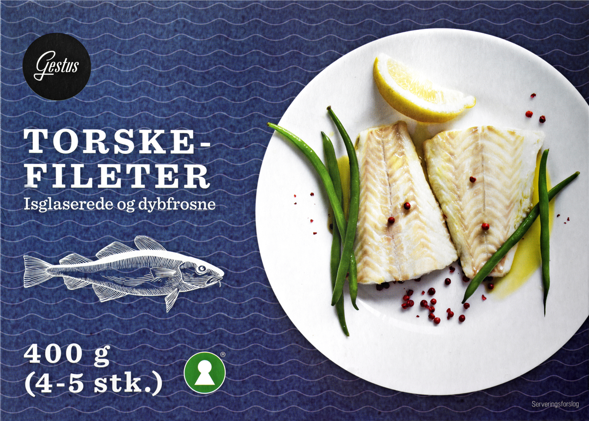 Torskefilet u/skind MSC 400 g