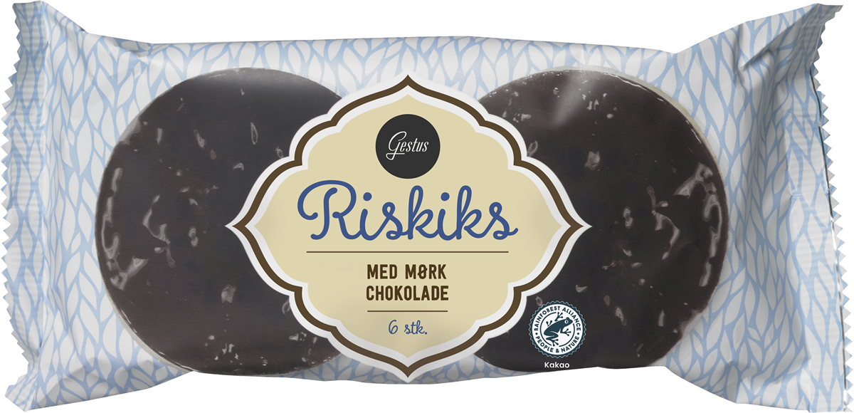 Gestus Riskiks med Mørk Chokolade