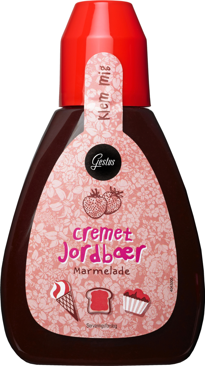 Gestus marm sq jordbær 400 g