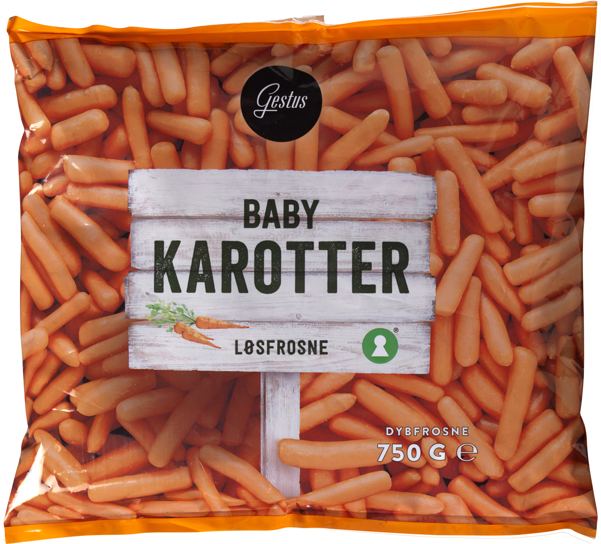 Gestus babykarotter 750 g