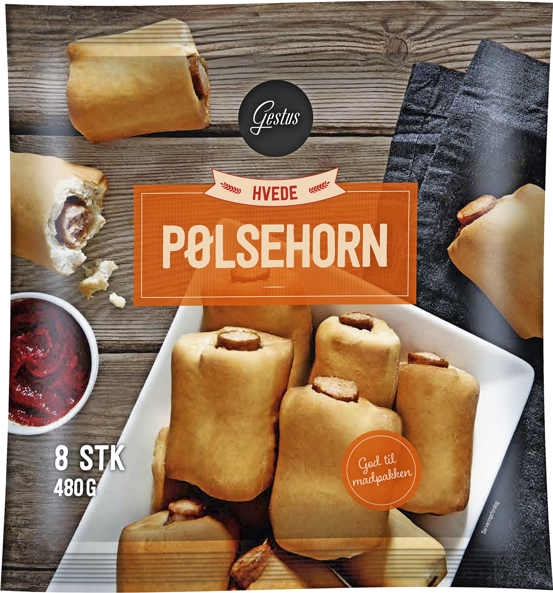 Gestus Pølsehorn 8 stk 480 g