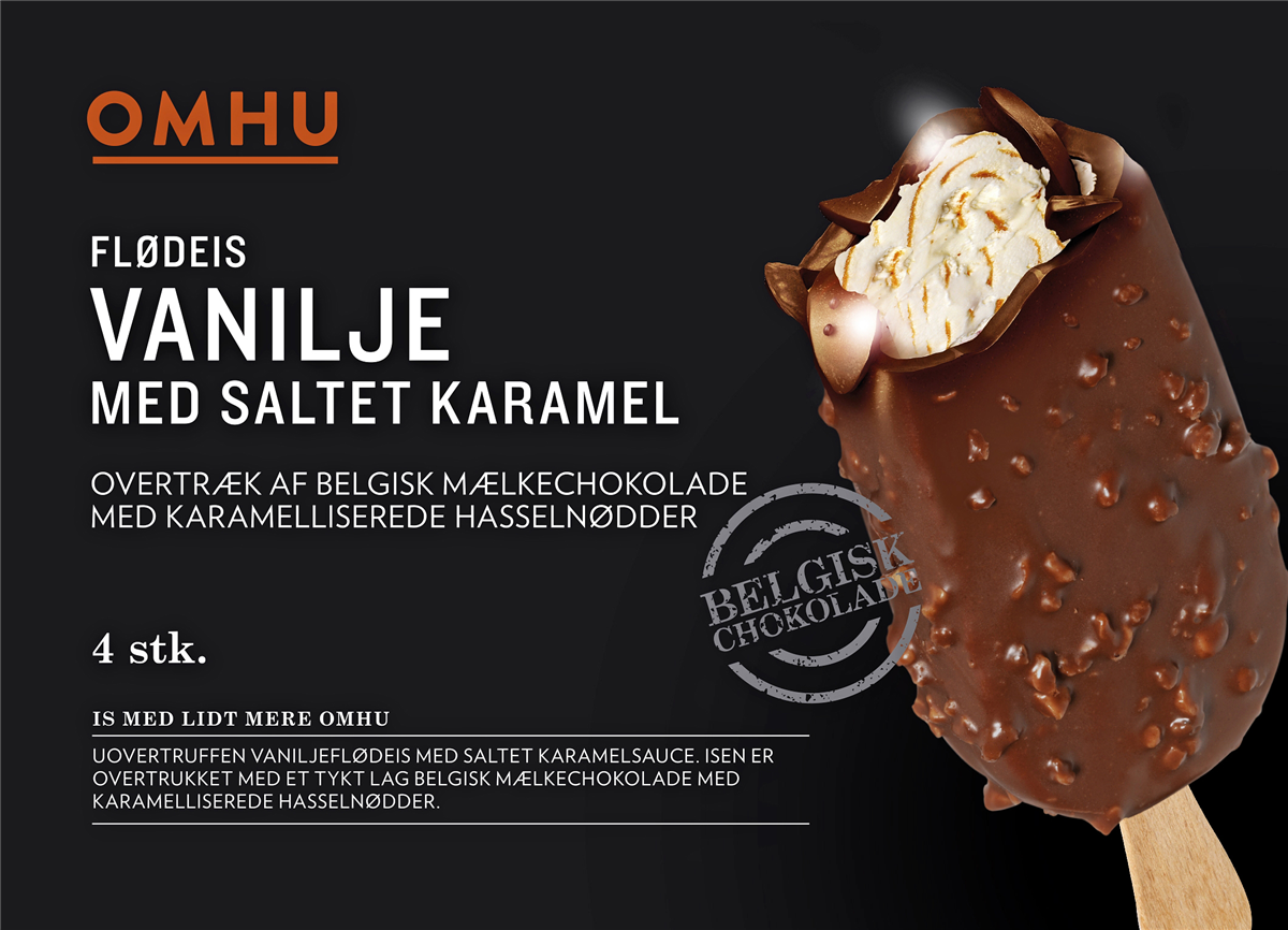 Omhu vanilje salt karamel 150 g