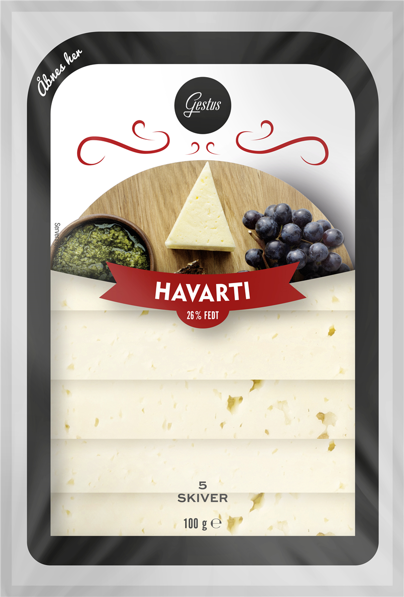 Gestus Havarti i skiver