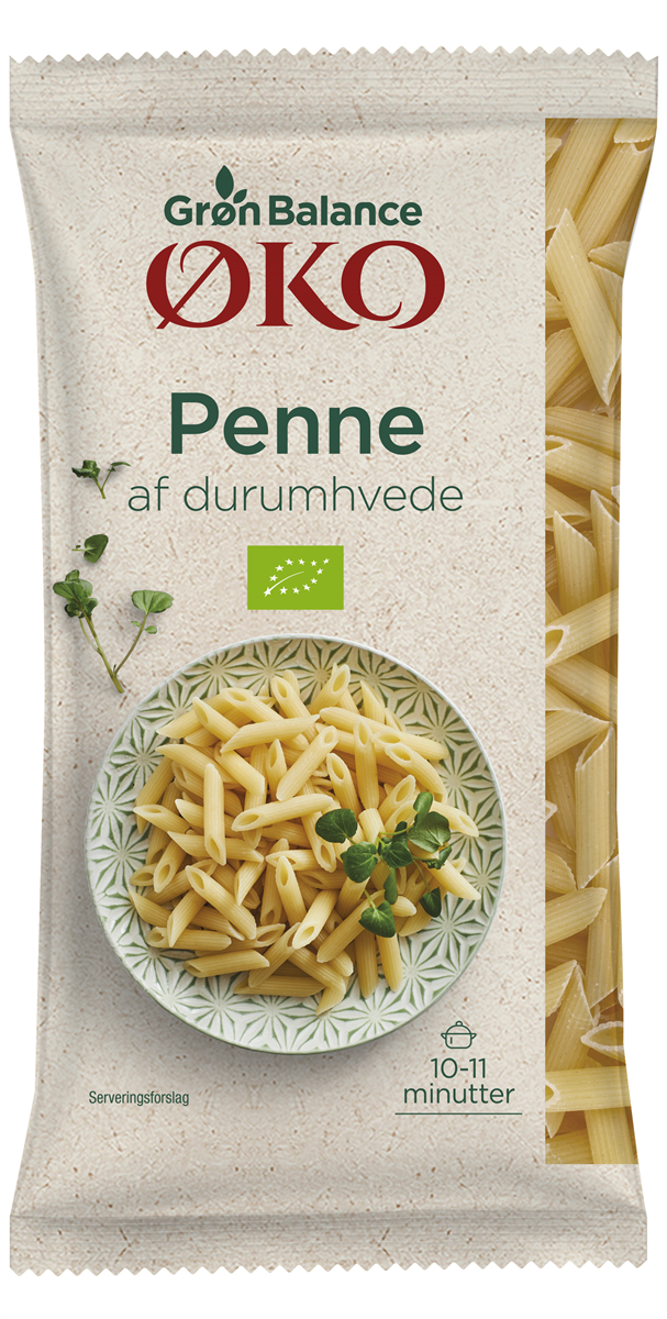 Gb Penne Rigate Øko 500 g