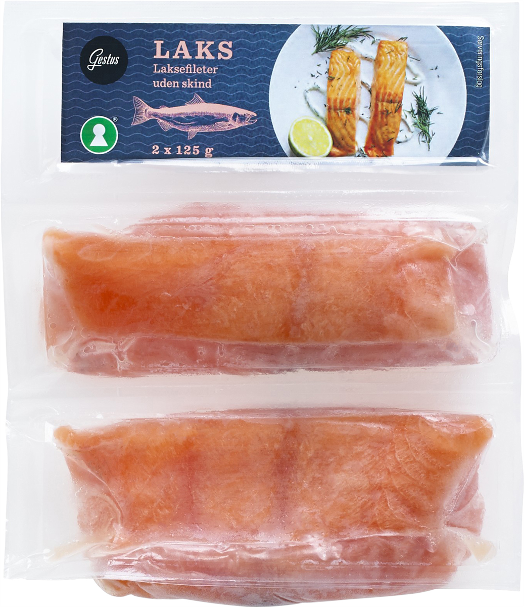 Gestus lakseportion 2 x 125 g 250 g
