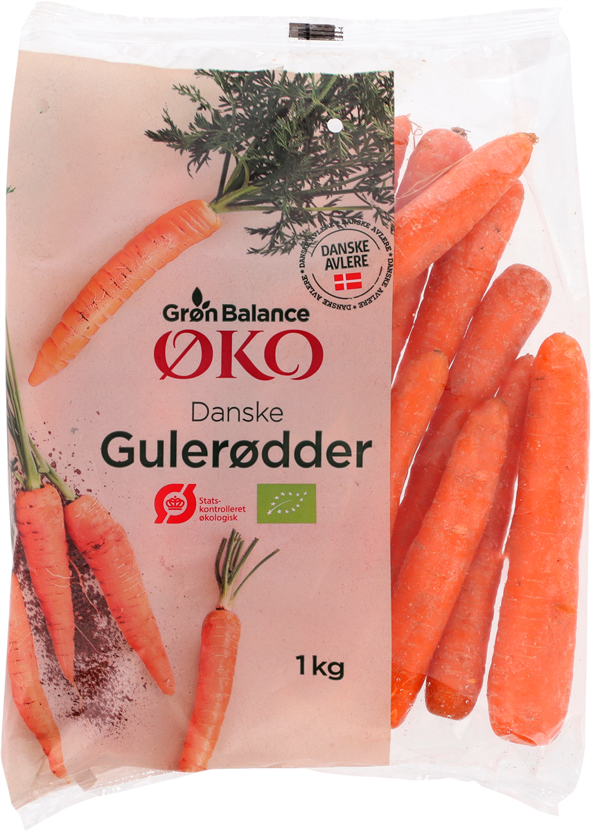 Økologiske Gulerødder 1 kg