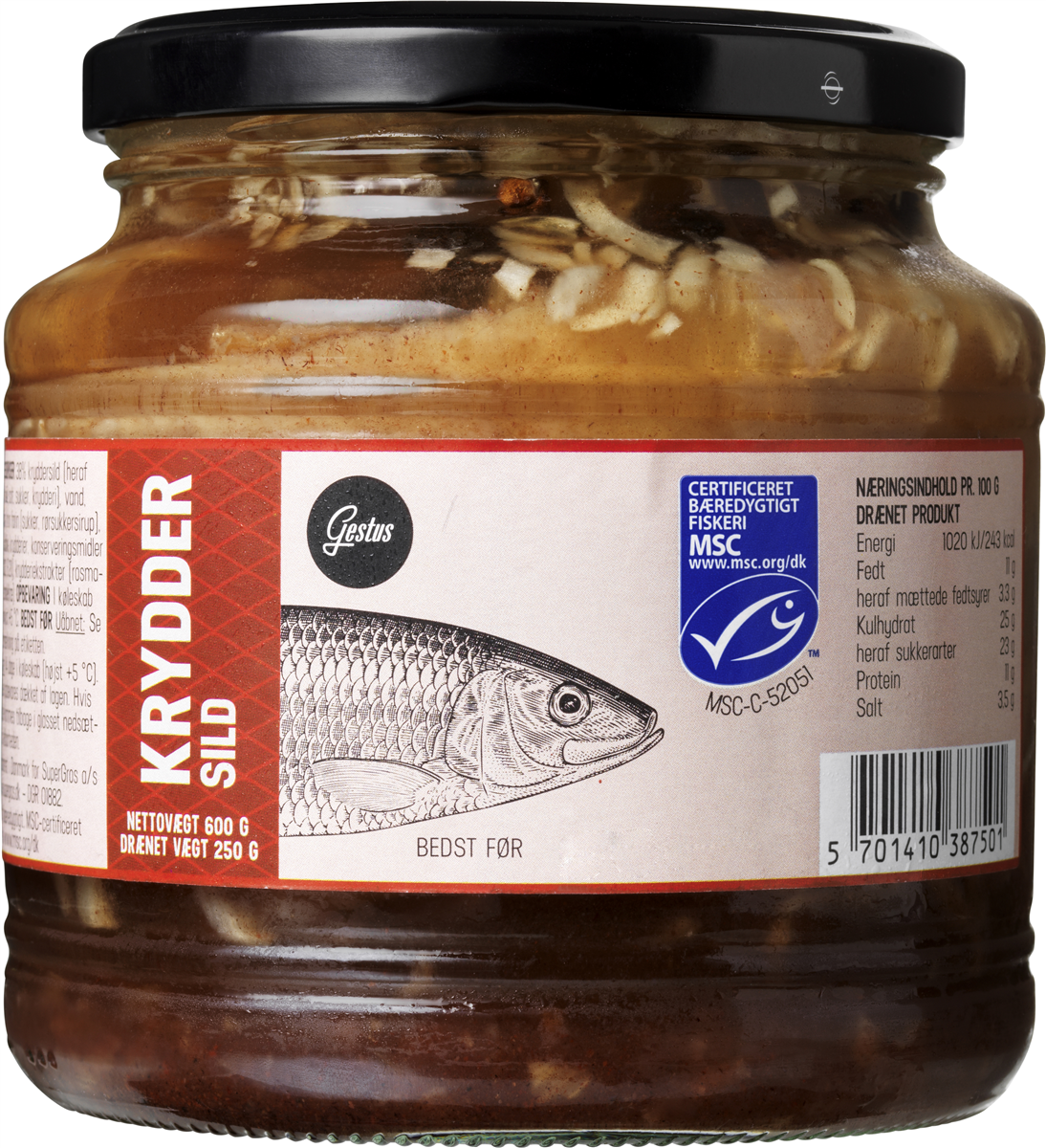 Gestus Kryddersild 200 g