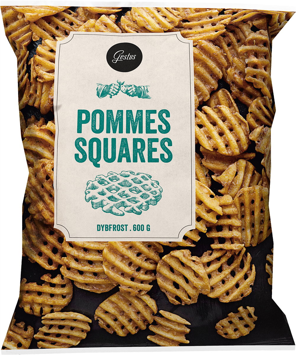 ❄️Pommes squares, Gestus