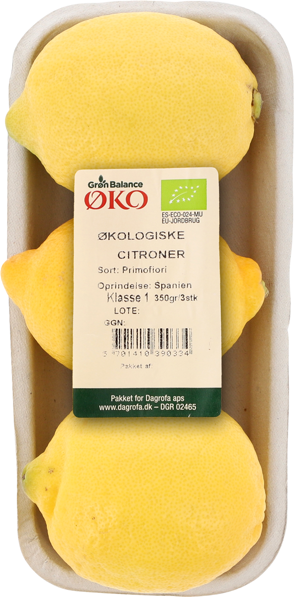 Økologiske Citroner