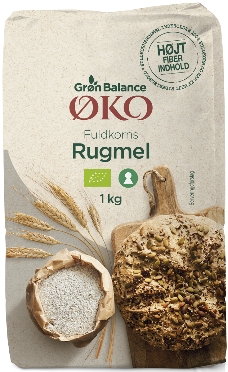 GB Rugmel Økologisk 1 kg