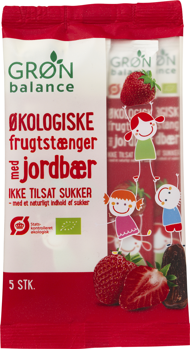 Øgo GB frugtstæng. jordbær øko 20 g