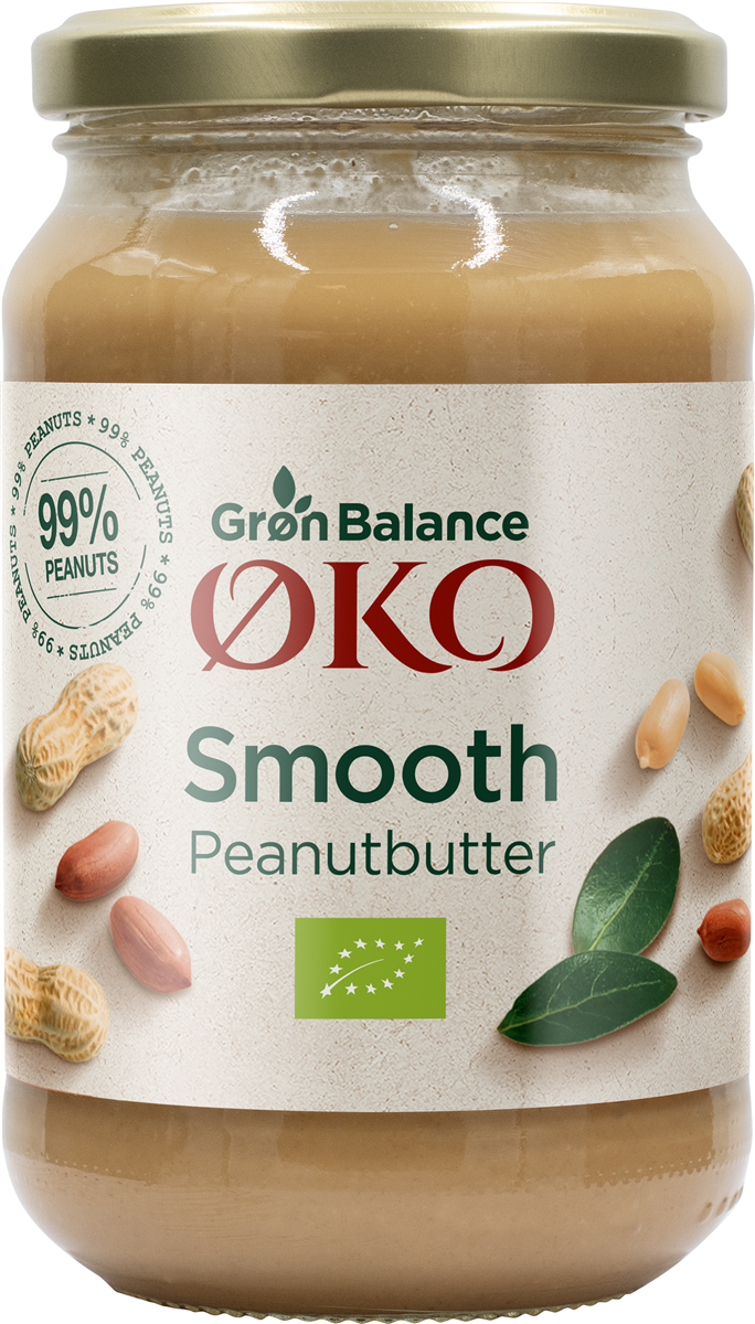 Grøn Balance Peanutbutter Creamy Øko 350 g