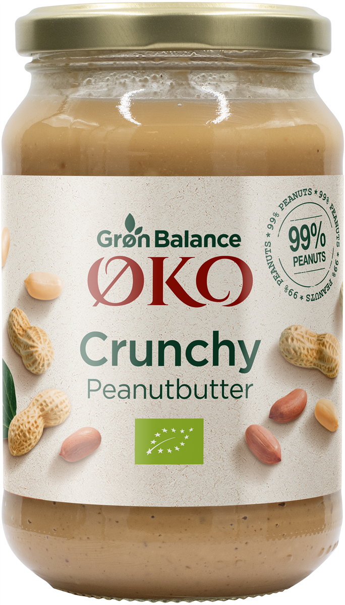 Grøn Balance Peanutbutter Crunch Øko 350 g