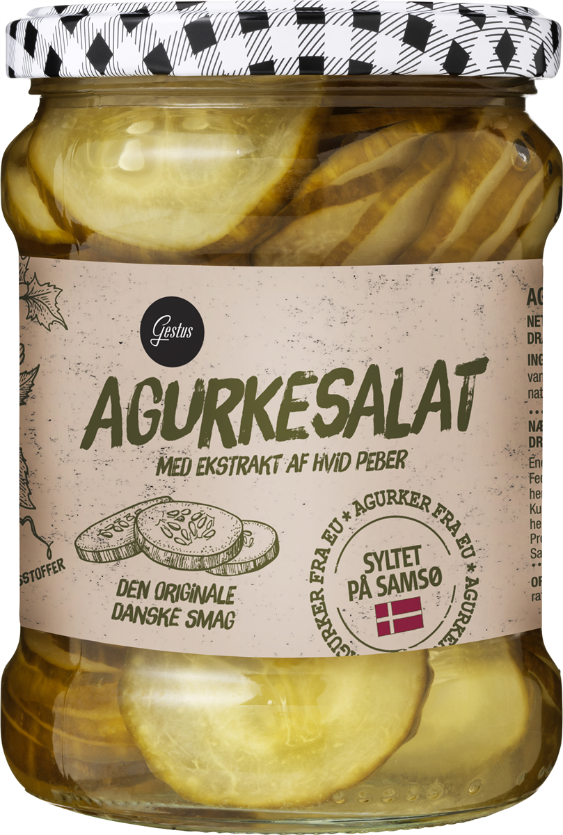 Agurker syltede, Gestus
