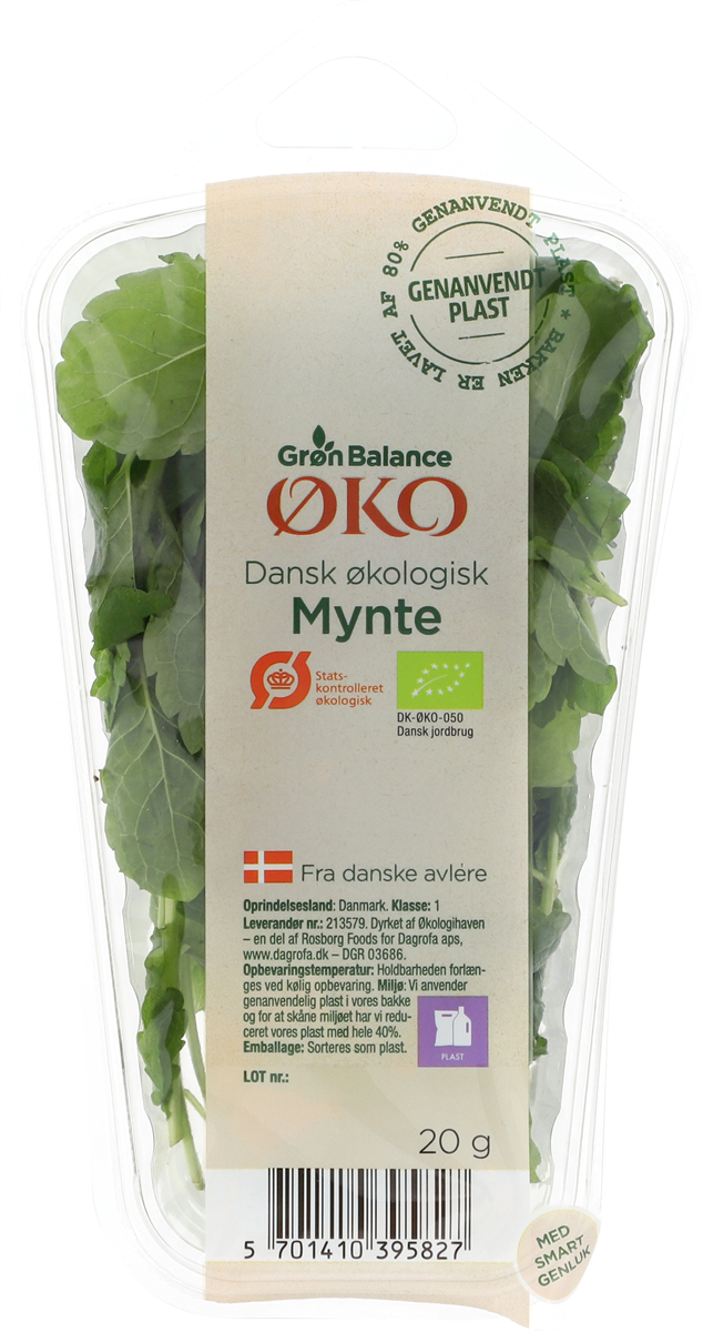 Øko-Afskåret Mynte