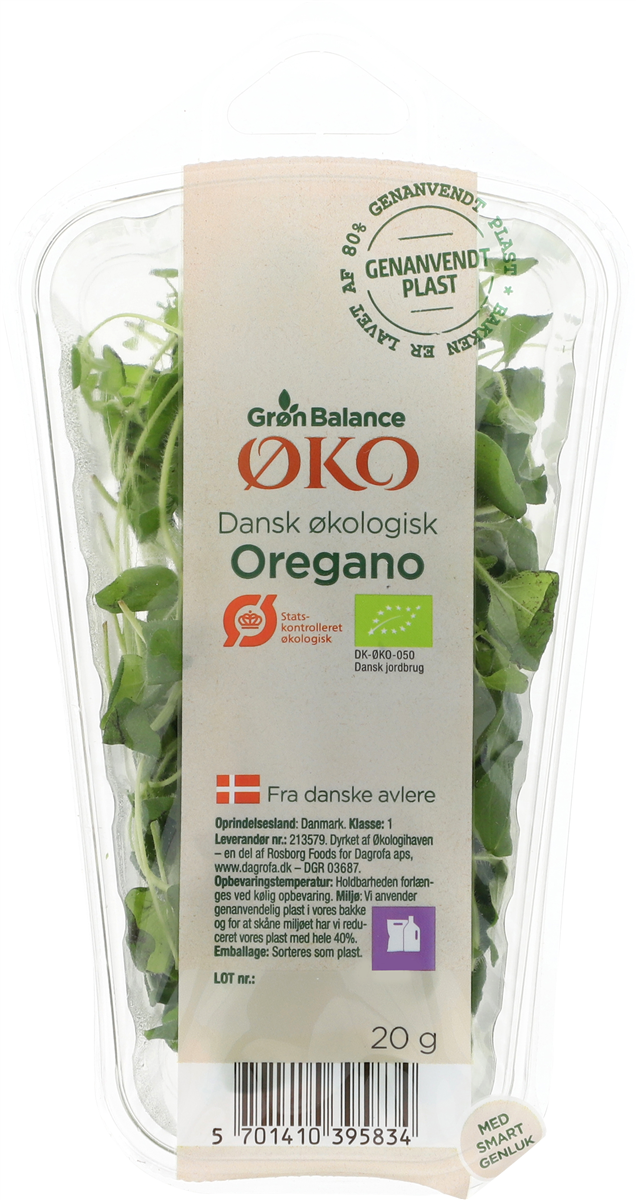 Øko-Afskåret Oregano