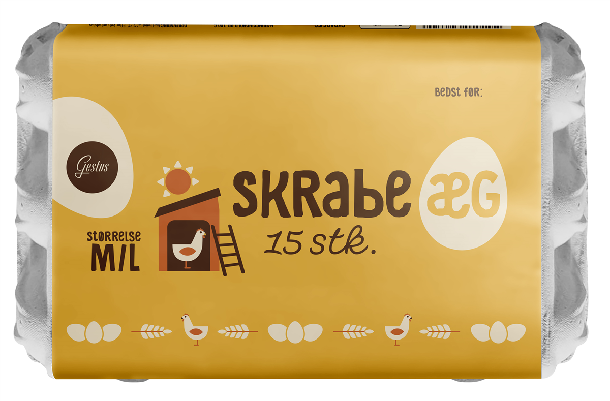 Gestus Skrabeæg Str. M/L