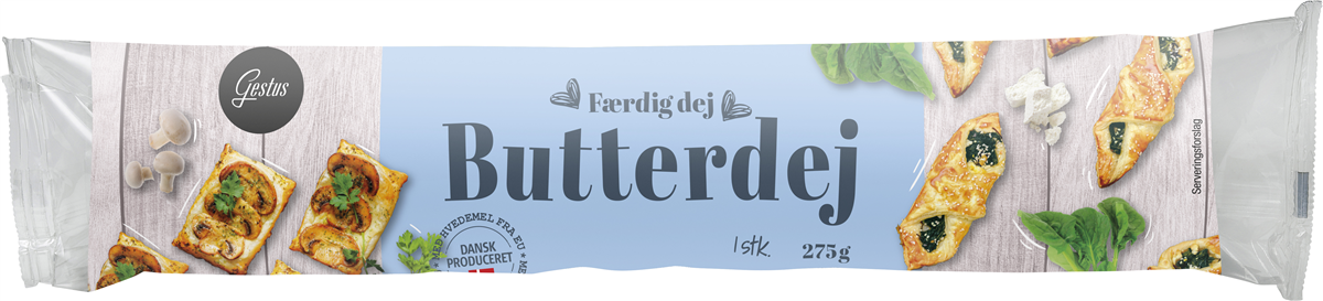 Butterdej, Gestus