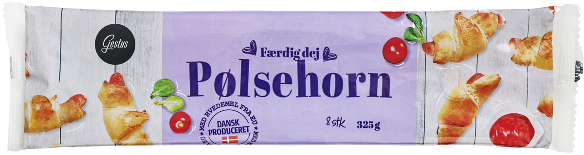 Pølsehornsdej, Gestus