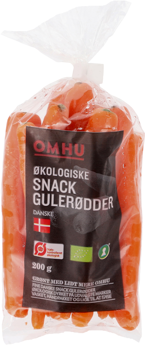 OMHU Øko Snackgulerødder 200 g