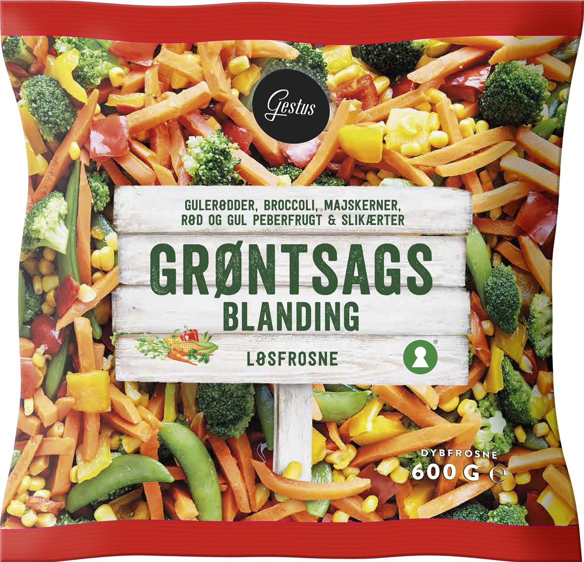 Gestus grøntsagsblanding 600 g