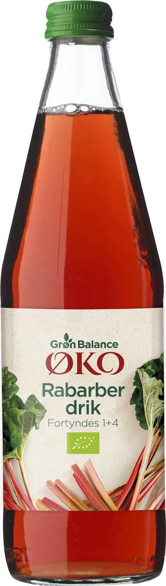 GB Rabarberdrik Øko 500 ml