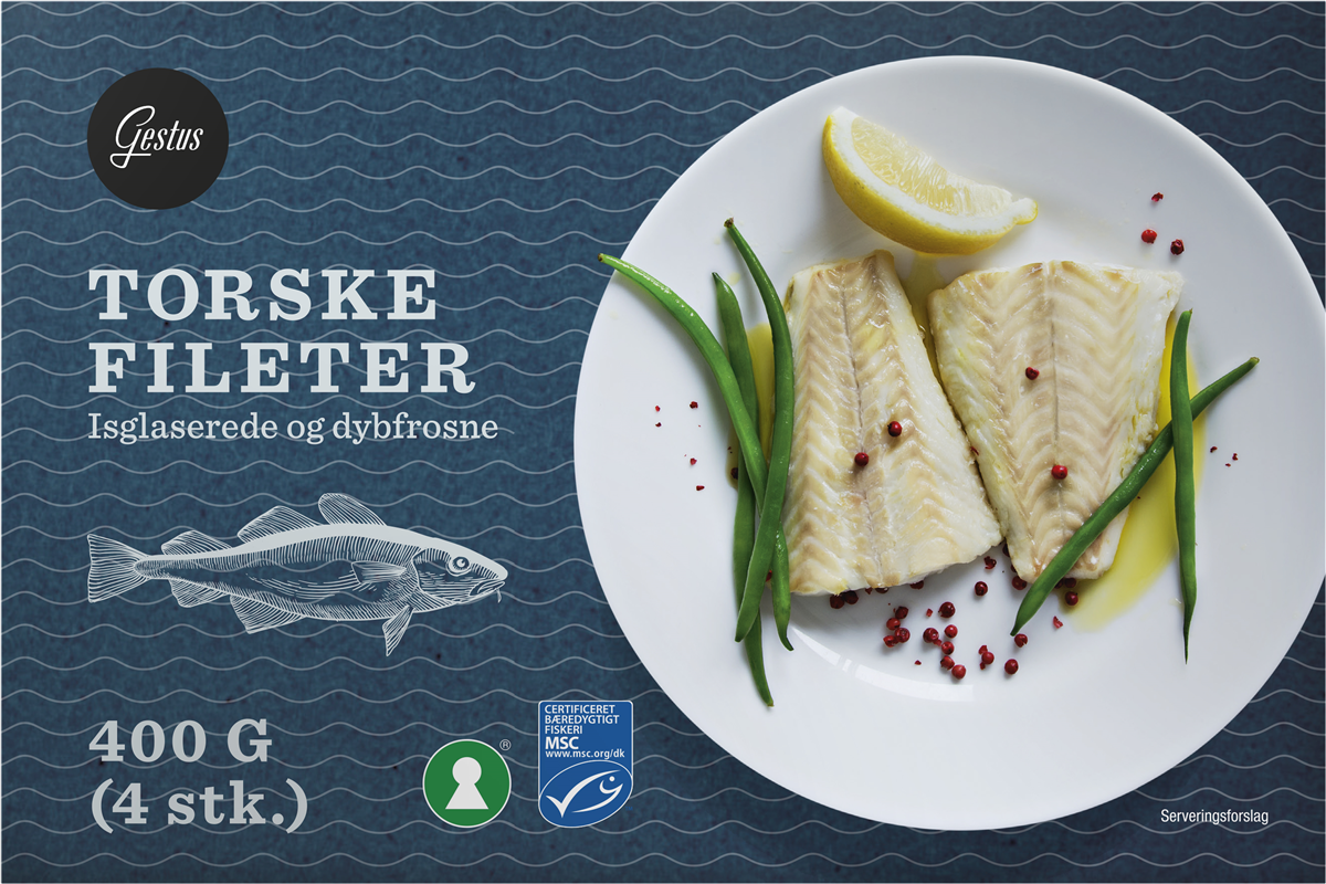 Gestus torskefileter 400 g