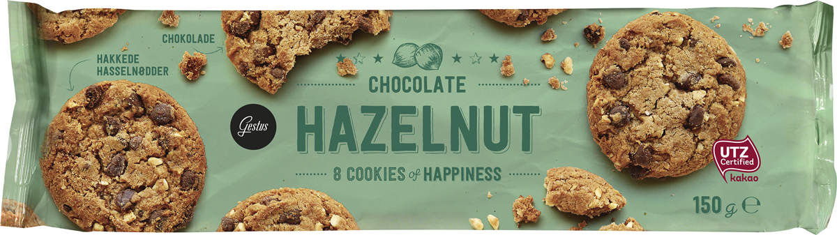 Gestus choco/hazel cookies 150 g