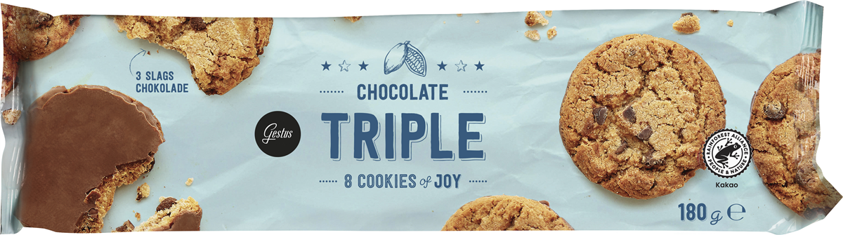 Gestus triple choc.cookies 180 g