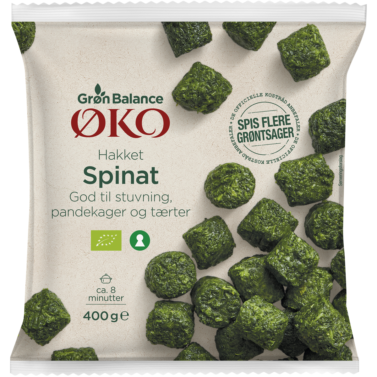 GB Hakket Spinat Øko 400 g